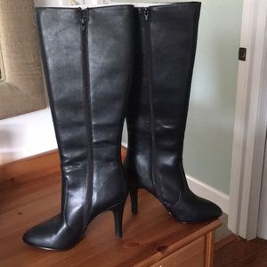 Black tall boots